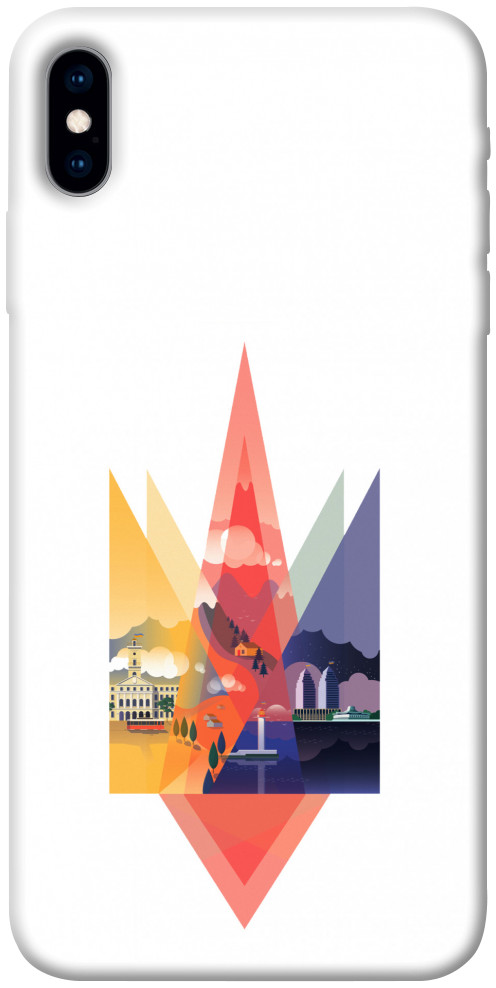 

Чехол Украина иллюстрация для iPhone X (5.8") 1151646
