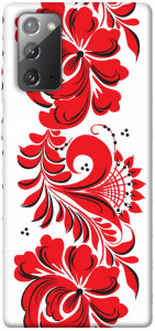 Чохол Червона вишиванка для Galaxy Note 20