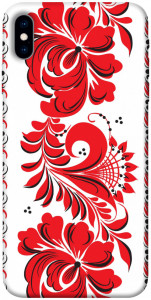 Чохол Червона вишиванка для iPhone XS