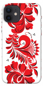 Чохол Червона вишиванка для iPhone 12