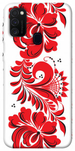 Чохол Червона вишиванка для Samsung Galaxy M21