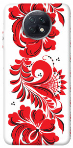 Чехол Червона вишиванка для Xiaomi Redmi Note 9T