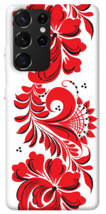 Чехол Червона вишиванка для Galaxy S21 Ultra