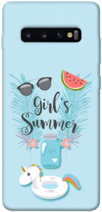 Чохол Girls summer для Galaxy S10 Plus (2019)