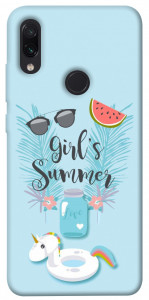 Чехол Girls summer для Xiaomi Redmi Note 7