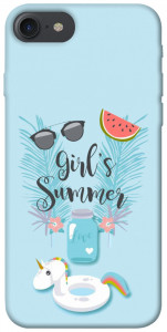 Чехол Girls summer для iPhone 7 (4.7'')