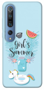 Чехол Girls summer для Xiaomi Mi 10