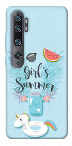 Чехол Girls summer для Xiaomi Mi Note 10 Pro