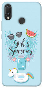 Чехол Girls summer для Huawei P Smart+