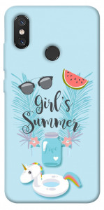 Чехол Girls summer для Xiaomi Mi 8