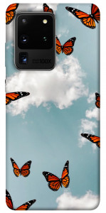 Чехол Summer butterfly для Galaxy S20 Ultra (2020)