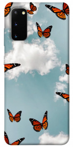 Чехол Summer butterfly для Galaxy S20 (2020)