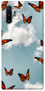 Чехол Summer butterfly для Galaxy Note 10+ (2019)