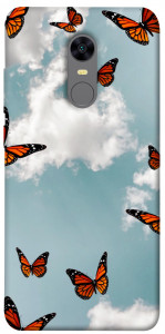 Чехол Summer butterfly для Xiaomi Redmi 5 Plus