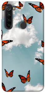 Чохол Summer butterfly для Xiaomi Redmi Note 8T