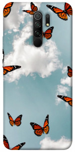 Чохол Summer butterfly для Xiaomi Redmi 9