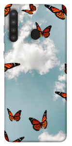 Чехол Summer butterfly для Galaxy A21