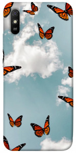 Чохол Summer butterfly для Xiaomi Redmi 9A