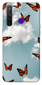 Чехол Summer butterfly для Realme 5 Pro