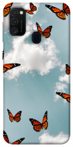 Чохол Summer butterfly для Samsung Galaxy M30s﻿