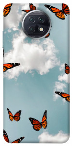 Чехол Summer butterfly для Xiaomi Redmi Note 9T