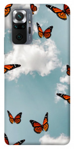 Чехол Summer butterfly для Xiaomi Redmi Note 10 Pro