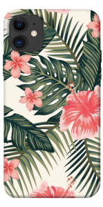 Чехол Tropic flowers для iPhone 11