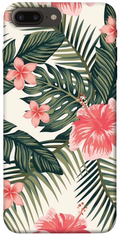 Чехол Tropic flowers для iPhone 7 Plus