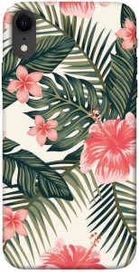 Чехол Tropic flowers для iPhone XR