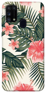 Чохол Tropic flowers для Galaxy M31 (2020)