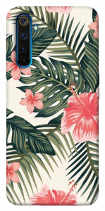 Чехол Tropic flowers для Realme 6 Pro