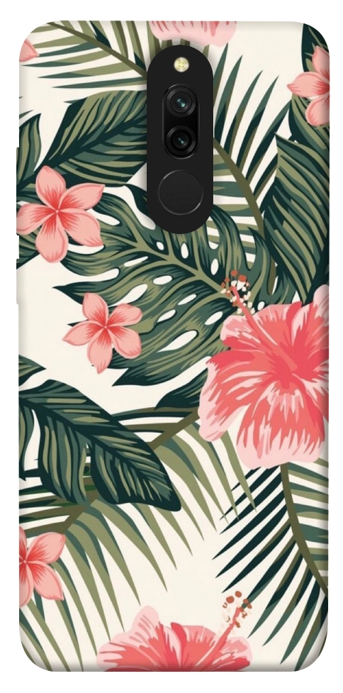 Чехол Tropic flowers для Xiaomi Redmi 8