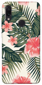 Чехол Tropic flowers для Xiaomi Redmi Note 7