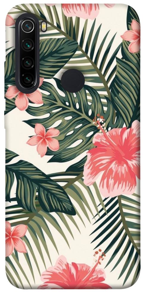 Чехол Tropic flowers для Xiaomi Redmi Note 8