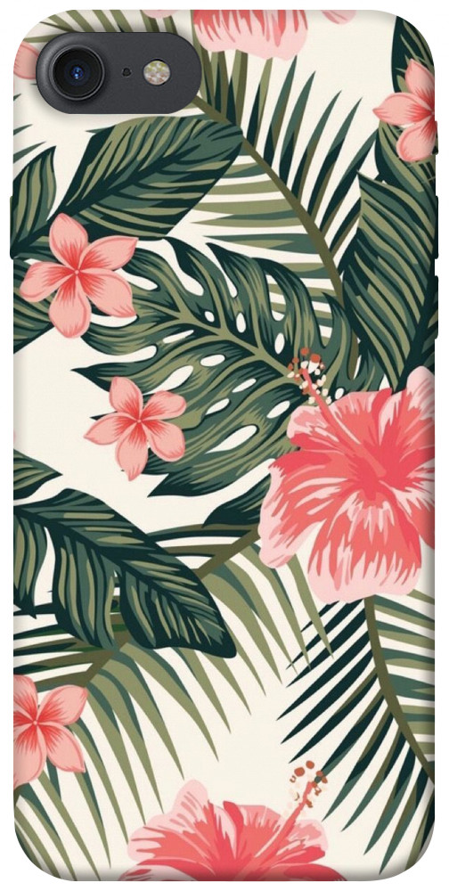 Чехол Tropic flowers для iPhone 8