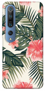 Чехол Tropic flowers для Xiaomi Mi 10