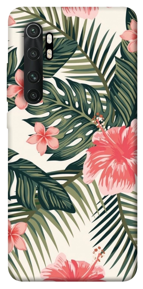 Чохол Tropic flowers для Xiaomi Mi Note 10 Lite