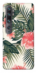 Чехол Tropic flowers для Xiaomi Mi Note 10 Pro