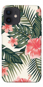Чохол Tropic flowers для iPhone 12 mini