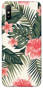 Чохол Tropic flowers для Xiaomi Redmi 9A