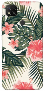 Чехол Tropic flowers для Xiaomi Redmi 9C