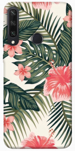 Чехол Tropic flowers для Huawei Y6p