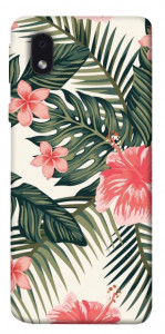 Чехол Tropic flowers для Samsung Galaxy M01 Core