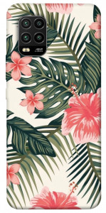 Чехол Tropic flowers для Xiaomi Mi 10 Lite