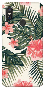 Чехол Tropic flowers для Xiaomi Mi 8