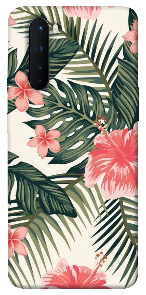 Чехол Tropic flowers для OnePlus Nord