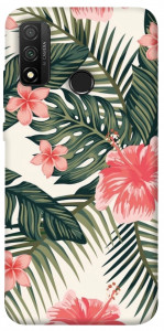 Чехол Tropic flowers для Huawei P Smart (2020)