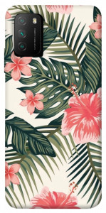 Чехол Tropic flowers для Xiaomi Poco M3