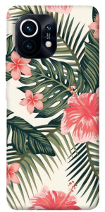 Чохол Tropic flowers для Xiaomi Mi 11