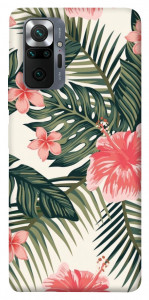 Чохол Tropic flowers для Xiaomi Redmi Note 10 Pro